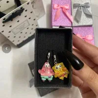 آویز پاتریک باب اسفنجی (همراه با جعبه کادوئی و بگ)