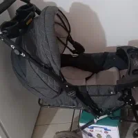 کالسکه دلیجان کاملا نو.پشه بند نوزاد