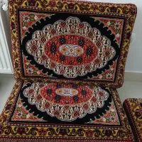 شش عدد پشتی دست بافت