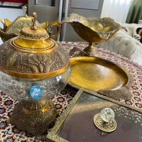 ظرف پیوتر طرح طاووس