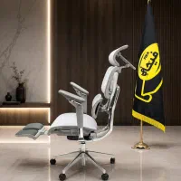 صندلی طبی اصلی پشت توری مدل امرال .صندلی فیکا