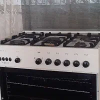 اجاق گاز ۵ شعله فردار.تمام لعاب لوفرا ایتالیایی