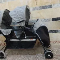 کالسکه دوقلو تاشو وارداتی