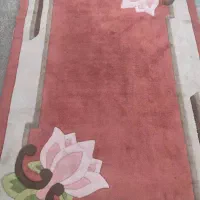 فرش ۴ متری گل مریم برجسته درجه ۱ شسته شده