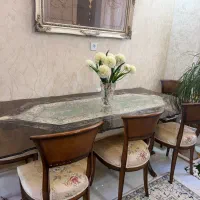شیشه میز ۶ تا۸نفره