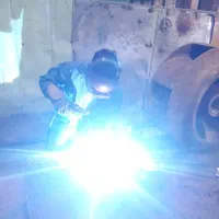 جوشکاری سیارونصب سایه بان کولر