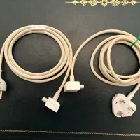 دو کابل برق شارژر اوریجینال مک بوک اپل