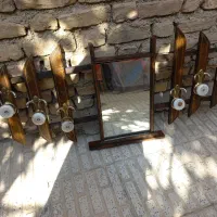 آیینه قدیمی چوبی
