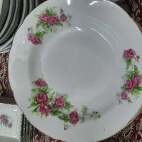 چینی گل سرخی ساخت ژاپن(استفاده نشده و کاملا نو)