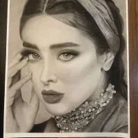 طراحی سیاه قلم و مدادرنگی