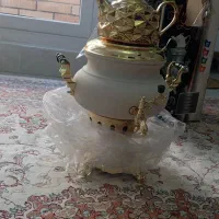 سماور گازی،برنجی،طلایی چندکاره