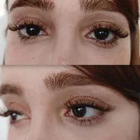 کاشت مژه تمیز وظریف ۲۹۰وکاشت ناخن بابهترین مواد۳۵۰