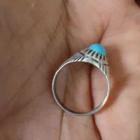 انگشتر فیروزه نقره
