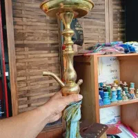 قلیان برنجی تو پر سنگین