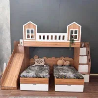 تخت دوطبقه ولی سه طبقه /مدل لوکس