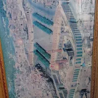تابلو بین الحرمین وکعبه ومسجدالحرام