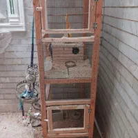 قفس پرنده بزرگ دوطبقه