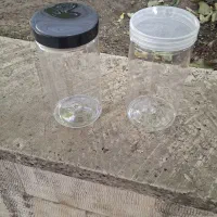 ظرف جار مواد اول شفاف