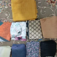 ۹عددشال و روسری بلند نو و خوش رنگ