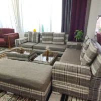 مبل راحتی شیک و کمکار قابلیت چیدمان اِل و یو شکل