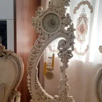 ساعت ایستاده تماما چوب