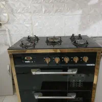 گاز ۵ شعله طرح فر استیل