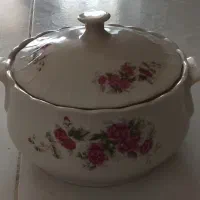 سوپ خوری چینی گل سرخ