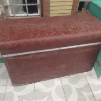 میز کار کشودار(روکش چرم اصل )