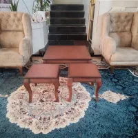 مبل تخت خواب شو ۹نفره و میز عسلی