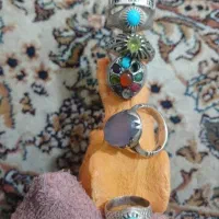 تعدادی انگشتر نقره درجه یک بانگین های اصلی درجه 1