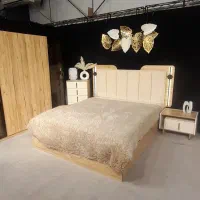 تخت دو نفره عرض ۱۶۰ نو آک ام دی اف شرکتی