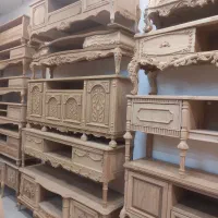 میز تیوی کنسول چوبی و..