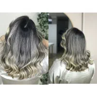 آموزش رنگ ولایت.کراتین.احیا.رنگ مو.کوتاهی ۵۰درصدآف