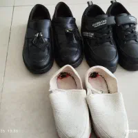 سه جفت کفش بچه گانه کالج و کلاشه و اسپورت