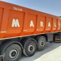 تریلی کمپرس سه محور طرح مارال