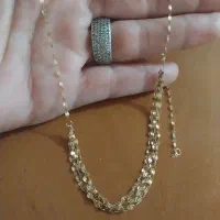 انگشتر به وزن یه گرم و ۱۱۰سوت وگردنی