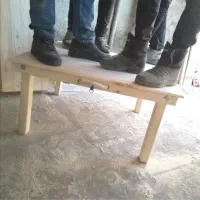 بخاری کرسی تاشو ژاپنی تمام چوب قم