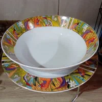 کاسه بشقاب دوتکه چینی