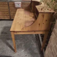 میز تحریر کامل چوب