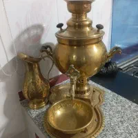 سماور زغالی شش لیتری صحیح سالم