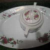 دیس و قندان گل سرخی