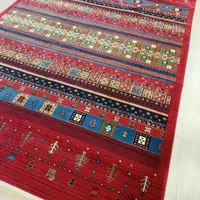 فرش دست دوم یک تخته ۹متری/۷۰۰شانه فرش قرمز