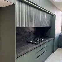 کابینت سبز میله ای