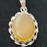 آویز نقره (عقیق شرف شمس)