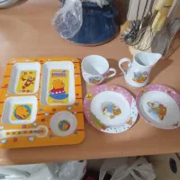 ۵ تکه ظروف کودک و سیسمونی