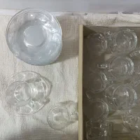 فنجان نعلبکی شصتی، قندون سیلور، اردو‌خوری یاقوتی
