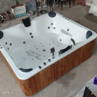 وان جکوزی شش نفره ورق آکریلیک فول آپشن کروم
