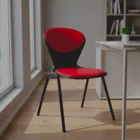صندلی صدفی رنگی در حد نو
