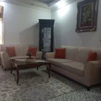 مبل ۷ نفره همراه جلو مبلی وعسلی