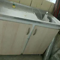 کابینت دو درب با سینک